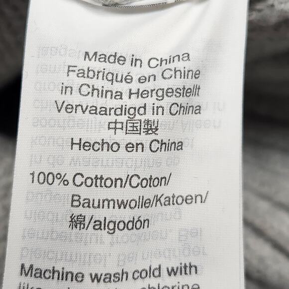 J CREW Mockneck Center Cable Knit Fisherman Sweater Women Size XS Gray Comfy - Picture 6 of 8